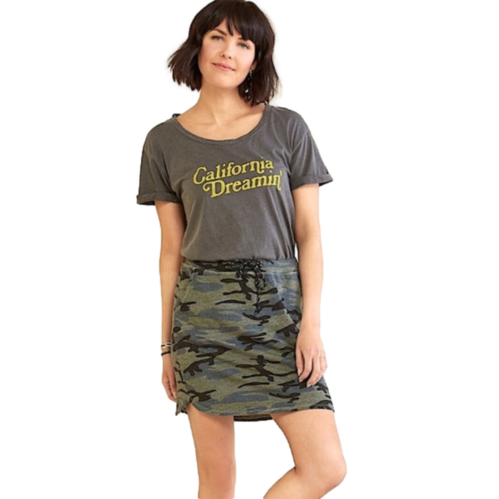 Sundry ‘Saturday’ Camo Skirt
